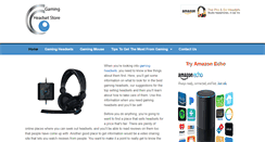 Desktop Screenshot of gamingheadsetstore.com